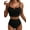 AA Black, variant on Bathing Suits for Women High Waisted Bikini Set V Wire Two Piece Swimsuits Swim Suits 2026 Tummy Control Ashleigh Blue M