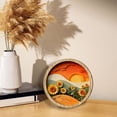 thumbnail image 6 of Boho Scenery Wall Art Decor, Bohemian Wall Art, Farmhouse Geometric Abstract Sun Desert Wooden Wall Hangings For Living Room, Bohemian Botanical Wood Wall Sculptures, Wood Decor Accents, 6 of 6