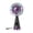 Gray, variant on Portable Turbo Fan, Handheld Fan with Strong Airflow, Foldable 4 in 1 Personal Fan for Neck, Desk & Travel, USB-C Rechargeable, Lightweight for Summer, Concerts & Outdoor Use(White)