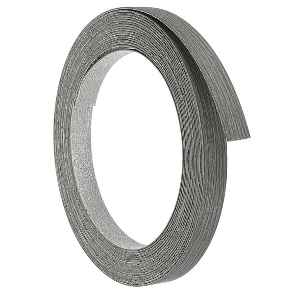 Uxcell Polyvinyl Chloride Edge Banding 3/4 inch x 33ft Self-Adhesive Edging Veneer Trim with Hot Melt Black Wooden