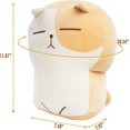thumbnail image 5 of Almohada De Felpa De Gato Relleno, Animales De Peluche De Gato Gordito Abrazo Grande, Cojín De Sofá De Pan Tostado Suave Y Esponjoso Juguete De Muñeca De Peluche para Niños Adultos Regalo Cama pa, 5 of 5