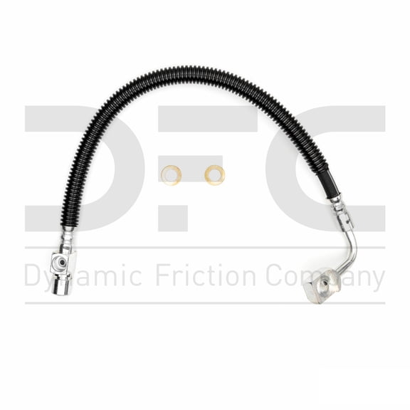 Rear Left Dynamic Friction Company Brake Line Hose 350-47407 For 2006-2008 Chevrolet Express 3500, 2006-2010 GMC Savana 3500