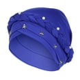 thumbnail image 2 of Herrnalise Women Beading Braid India Hat Muslim Ruffle Chemo Beanie Turban Wrap Cap, 2 of 2