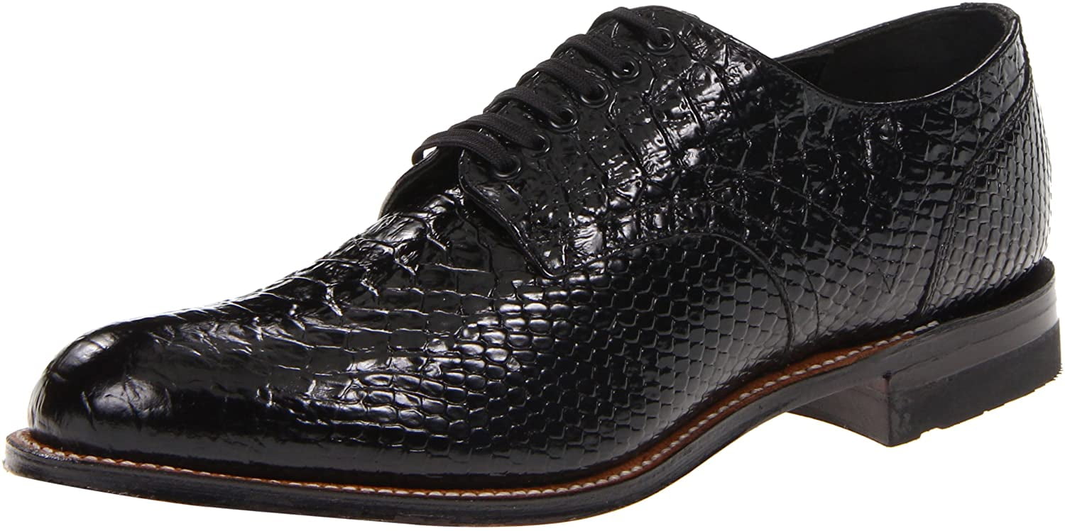Stacy Adams Men's Madison Oxford,Black Snakeskin,12 D US Walmart Canada