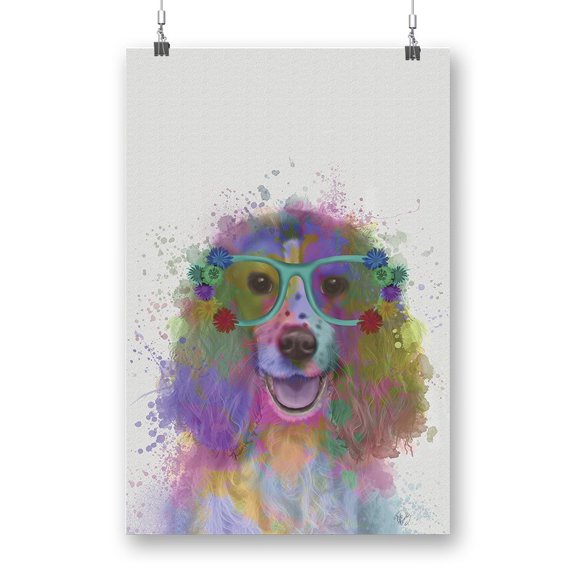 Colorful Spaniel Poster - Fab Funky Designs,