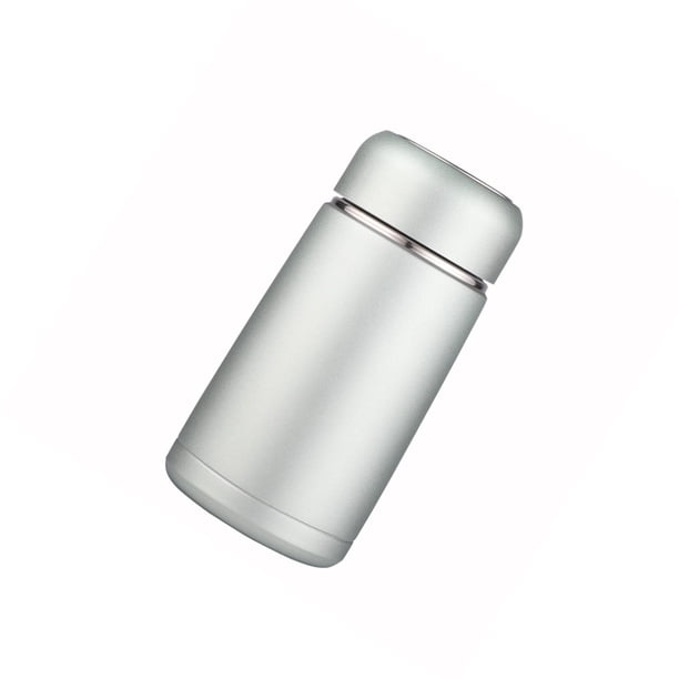 Cateissary Frasco de vacío de 350ML, Mini botella portátil, taza aislada de acero inoxidable, tazas inferiores antideslizantes, suministros de Teteras Verde
