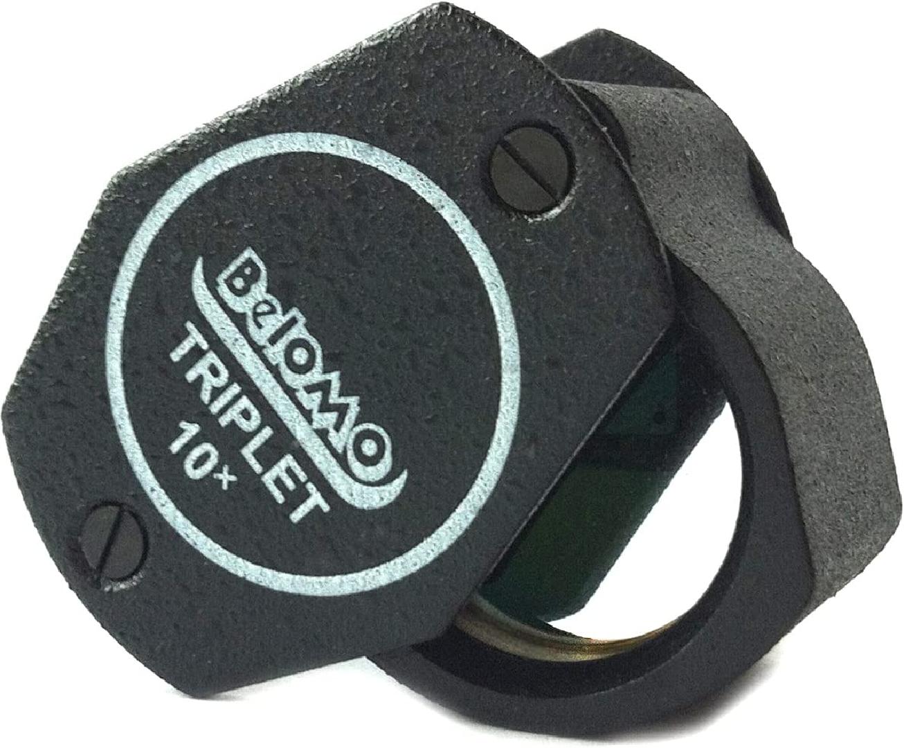 Jewelers Loupe 10x Triplet Magnifier 21mm (.85"). Optical Glass with