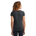 thumbnail image 3 of District Made Ladies Tri-Blend Scoop Tee Dm443 - Charcoal Heather - XS, 3 of 3