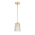 thumbnail image 2 of Square To Round 6'' Wide 1-Light Mini Pendant - Champagne Gold, 2 of 2