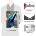 thumbnail image 2 of Clipboard Nursing Whale on Oceans Acrylic Clip Board with Low Profile Metal for A4 Paper Size Clip Hangable Office Work School Whiteboard Clipboards, 2 of 7