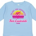 thumbnail image 4 of Inktastic Summer Enjoy the Sunshine Fort Lauderdale Florida in Pink Boys or Girls Long Sleeve Toddler T-Shirt, 4 of 5