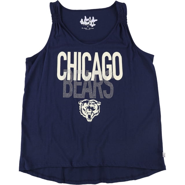 Camiseta sin mangas Touch Chicago Bears para mujer, azul, mediana