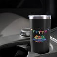 thumbnail image 5 of 20oz Powder Coated Easter Tumbler with Telescopic Straw, Insulated Travel Mug, [Easter Theme] Print, 5 of 6
