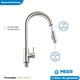 thumbnail image 3 of Fregadero de Cocina (Submontar) con Mezcladora de Acero Inoxidable y Kit de Instalación CNX Incluye Llave para Filtro de Agua + Tabla para Picar y Esc MEER Faucets by CNX  TD8247SC2+KITG8, 3 of 7