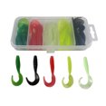 thumbnail image 2 of 25 Uds Señuelos Blandos de Cebo de Pesca s Larva Señuelo, 5 Colores, 2 of 7