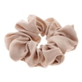 thumbnail image 1 of Banda de Pelo Elástica Hugo Scrunchies de Seda para Mujer Beige, 1 of 6