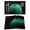 Teal, variant on Green Fruit Placemats Set of 12, Modern Minimalist Decor Black Background Placemats for Dining Table, Place Mats for Kitchen Tabletop, Waterproof Wipeable Dining Table Mats Set