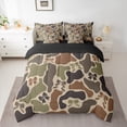 thumbnail image 2 of Castle Fairy Kawaii Bowknot Twin Bedding Sets,Geometric Camouflage Bedding Comforter Set, 2 of 8