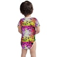 thumbnail image 3 of Yiaed Colorful Tie Dye Stained Glass 3 Print Infant Climbing Short Sleeve Onesie One-Piece Baby Bodysuit Clothes 0-12 Months -12 Months, 3 of 6