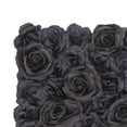 thumbnail image 5 of 12PCS Artificial Flowers Decoration, Flower Wall Panels, Black Flowers Wall, Stage Background Artificial Flowers Decoration, Silk Rose Flower Panels, Use for Party, Anniversary, 5 of 17
