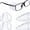 transparent 17mm, variant on Safety Glasses Side Shields Clear Slip On Eye Protection Protection, 1 Pair
