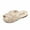 Beige, variant on Honeeladyy Toddler Slides Sandals Summer Slip-On Sandals Shower Beach Pool Anti-slip Slippers Water Shoes for Kids New Year Gift Black 5Years