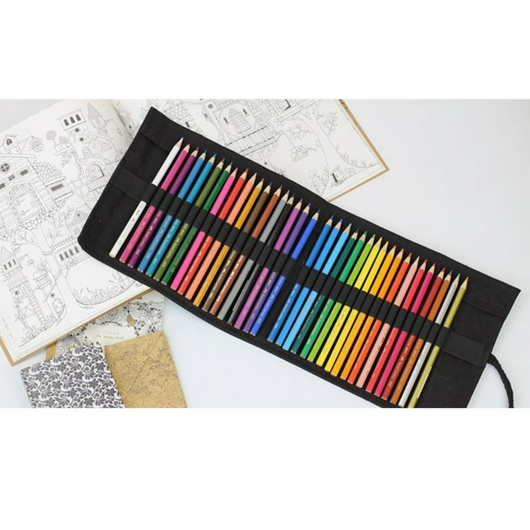 XingFu Tree Colored Pencils Set with Canvas Wrap,Drawing Supplies