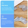 thumbnail image 2 of 8pcs PVC Door Stopper Nail-free Door Wedge Stop Furniture Leveling Shims, 2 of 5