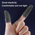 thumbnail image 2 of Youkk 5 Paires de Manchons de Jeu pour Téléphone Mobile Anti-Empreintes Digitales Anti-Huile Respirants Gants Tricotés Réutilisables 24Pin Rouges, 2 of 9