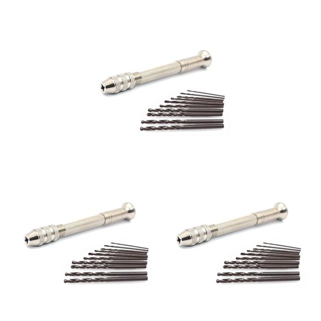Brocas Helicoidales sweethay Fabricación de Joyas Broca de Carpintería con Mango Craftsman Reemplazo de Herramientas Domésticas Plástico Type4 NO4