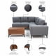 thumbnail image 5 of Sala Esquinera Easy Living Maya Gris Oxford, 5 of 6