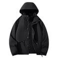 thumbnail image 1 of Up to 35% off Women's Sports Outdoor Hard Shell Jacket Outdoor Mountaineering Riding Windproof Punching Ndbuld Jacket Warm Removable Hat Mountaineering Thin Jacket, 1 of 7
