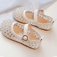thumbnail image 5 of Gyujnb Toddler Girls Breathable Mesh Mary Jane Shoes with Rhinestone Detail, Flat Heel Casual Footwear for Summer (Toddler, Little Girls),4.5-5 Years, 5 of 7