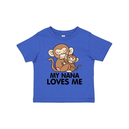 

Inktastic My Nana Loves Me Gift Toddler Boy or Toddler Girl T-Shirt