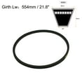 thumbnail image 2 of Unique Bargains 5/16" x 21" Industry Lawn Mower Black Rubber K Type Vee V Belt, 2 of 5