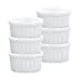 thumbnail image 3 of HIC Kitchen HIC Mini Butter Crock Ramekins, Fine White Porcelain, 2-Inch, 1-Ounce Capacity, Set of 6, 3 of 4