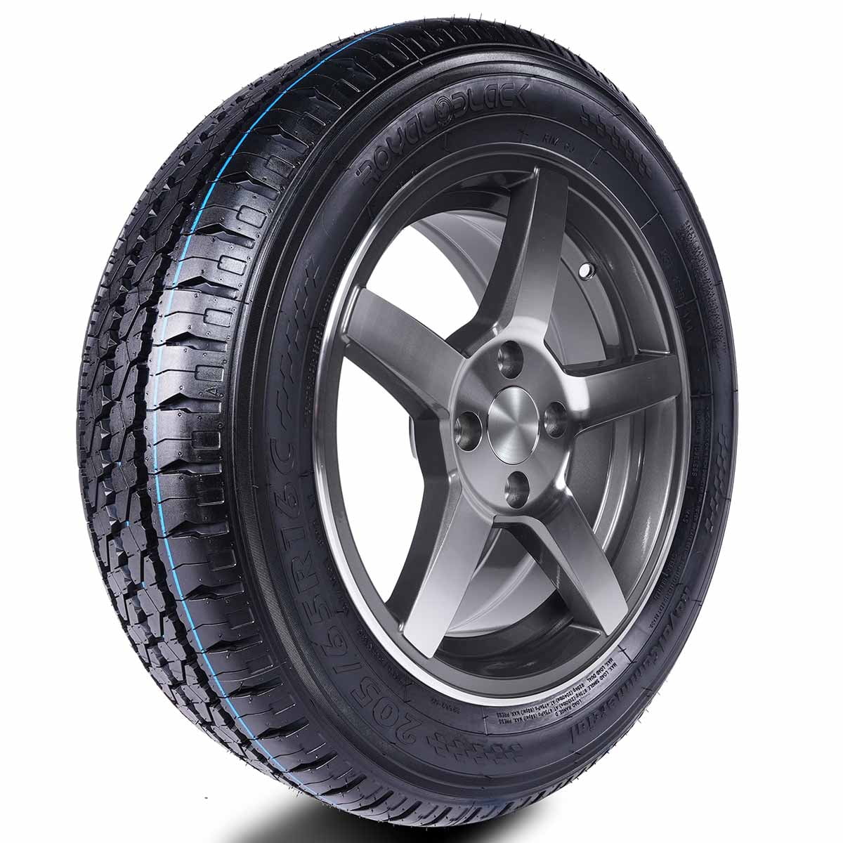 Llanta 195R15C 106/104R ROYAL COMMERCIAL Royal black ROYAL COMMERCIAL ...