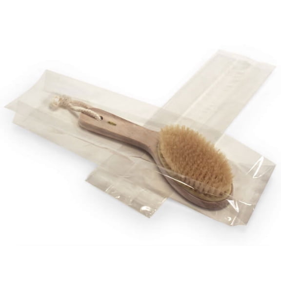 Pack of 100, Cello Bags 4" x 2.5" x 13.25" Clear Gusset Style Cello Bags 1.2 Mil Excellent for Stationery, Greeting Cards, Cups, Mugs, Candles, Gifts & Smaller Quantities of Food Items