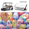 thumbnail image 5 of Yuyamidu Easter Egg Golf Cart Seat Covers with Pockets Cute Rabbit Replacement Seat Cover Accessories for Club Car and More 2-Seat Carts, 5 of 7