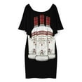 thumbnail image 3 of Smirnoff Vodka Alcohol Glass Bottle Women's Off The Shoulder Ruffles Summer Wedding Guest Loose Casual Party Beach Dress, 3 of 9