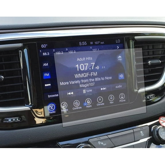 PcProfessional Screen Protector (Set of 2) for 2020 Chrsyler Pacifica Voyager 8.4 inch Infotainment Touch Screen Display Anti Glare Anti Scratch Filters UV