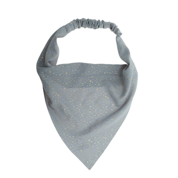 Unique Bargains 1 Pc Bronzing Headwrap for Women Gray
