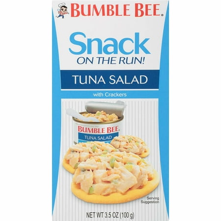 Bumble Bee Snack On The Run! Tuna Salad with Crackers, 3.5 oz (Best Tuna Macaroni Salad)