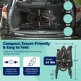 thumbnail image 4 of Kolcraft Cloud 360 Lightweight Double Baby Stroller Wagon, Black, 4 of 7