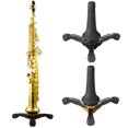 thumbnail image 2 of Adjustable Alto Tenors Soprano Saxophone Stand Foldable Metal Tripod Holder Base for Saxophone Wind Instrument Accessory Yellow, 2 of 4