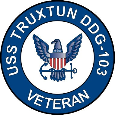 3.8 Inch USS Truxtun DDG-103 Veteran Decal Sticker