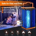 thumbnail image 4 of Bug Zapper Kiies Solar 4200 V, portátil, inalámbrico, con lámpara, 4 of 6