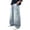 z41-Light Blue, variant on CAIXIA Boys Cargo Jeans Baggy Straight Leg Washed Denim Pants Elastic Y2k Trendy Vintage Trousers Elastic High Waisted Kids Clothes with Pockets