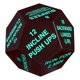 thumbnail image 2 of Dados Ejercicio Entrenamiento 12 Caras para Ejercicios Fitness en Casa Cardio () Blanco, 2 of 5