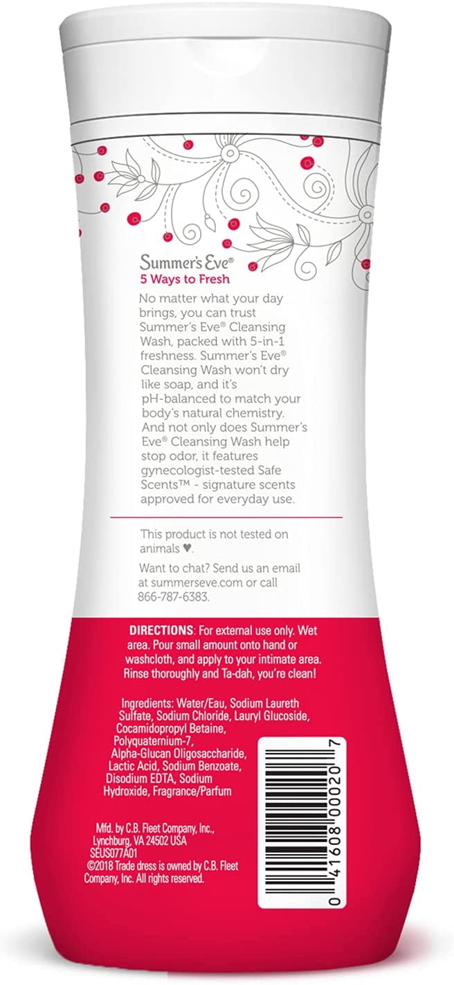 3 Pack Summer's Eve Cleansing Wash, Blissful Escape, 15 fl oz